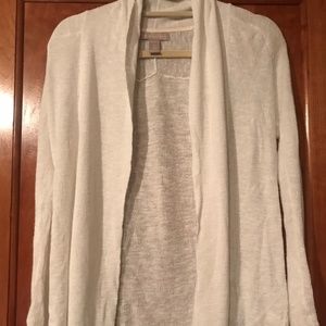 Banana Republic White Cardigan